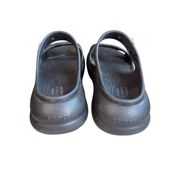 CROCS CLASSIC CRUSH SANDALS 207670-001 BLACK SIZE 7 Women’s Platform Chunky - Picture 5 of 9